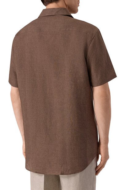 Льняная рубашка BRIONI, арт. SCFH0L-P9111, фото 4