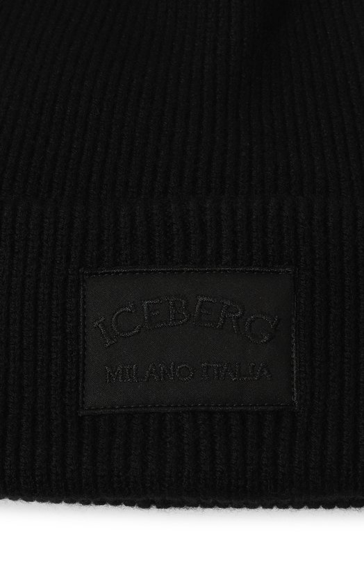 Шерстяная шапка Iceberg 3040/9005 Чёрный  3040/9005 Фото 3