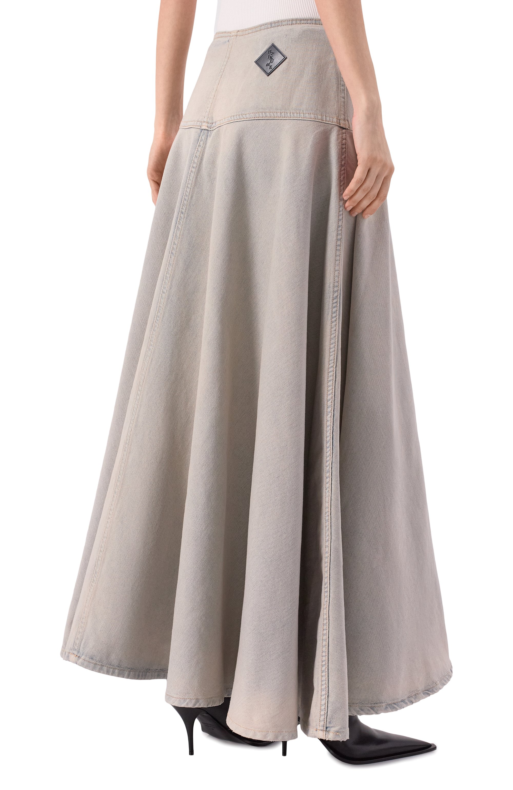 Джинсовая юбка thea HAIKURE голубого цвета по цене 65250 руб., арт. HEW08110DF203L0932/THEA LIGHT SPACE, фото 4 Джинсовая юбка thea HAIKURE, арт. HEW08110DF203L0932/THEA LIGHT SPACE, фото 4