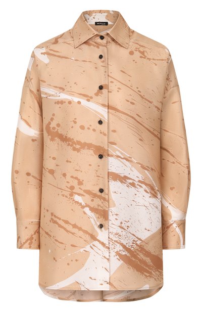 Женская шелковая рубашка KITON, арт. D61438K0999G05