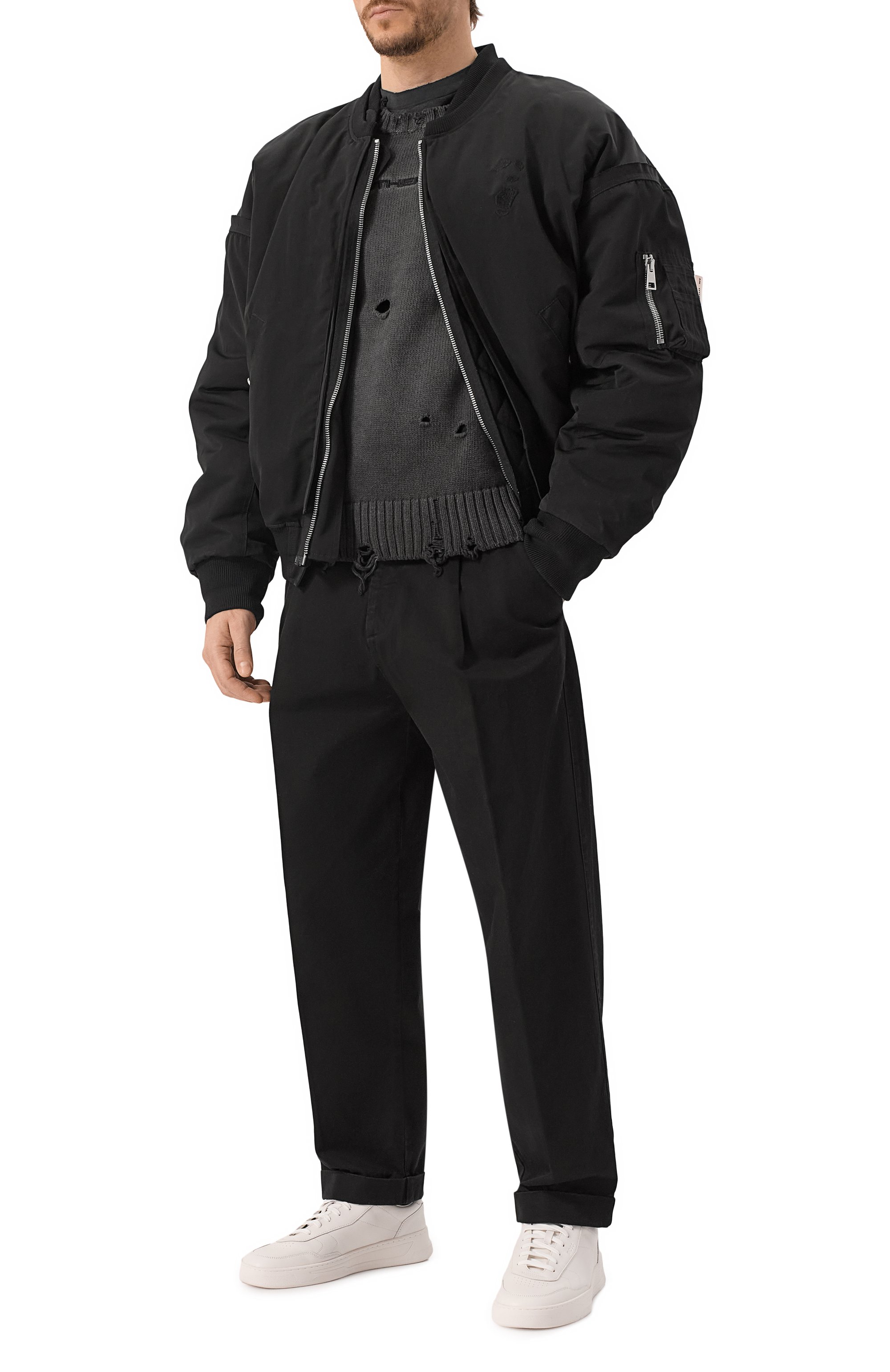 Хлопковый свитер AN OTHER DATE, арт. S25MA0DJP199, фото 2