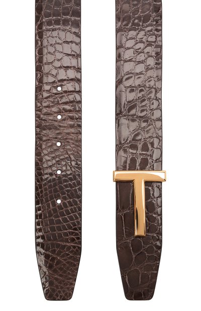 Ремень из кожи аллигатора TOM FORD, арт. WB206TN-ECY003/AMIS, фото 3