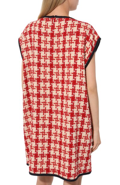 Платье GUCCI красного цвета по цене 345600 руб., арт. 572386 ZAA0D, фото 4 Платье GUCCI, арт. 572386 ZAA0D, фото 4