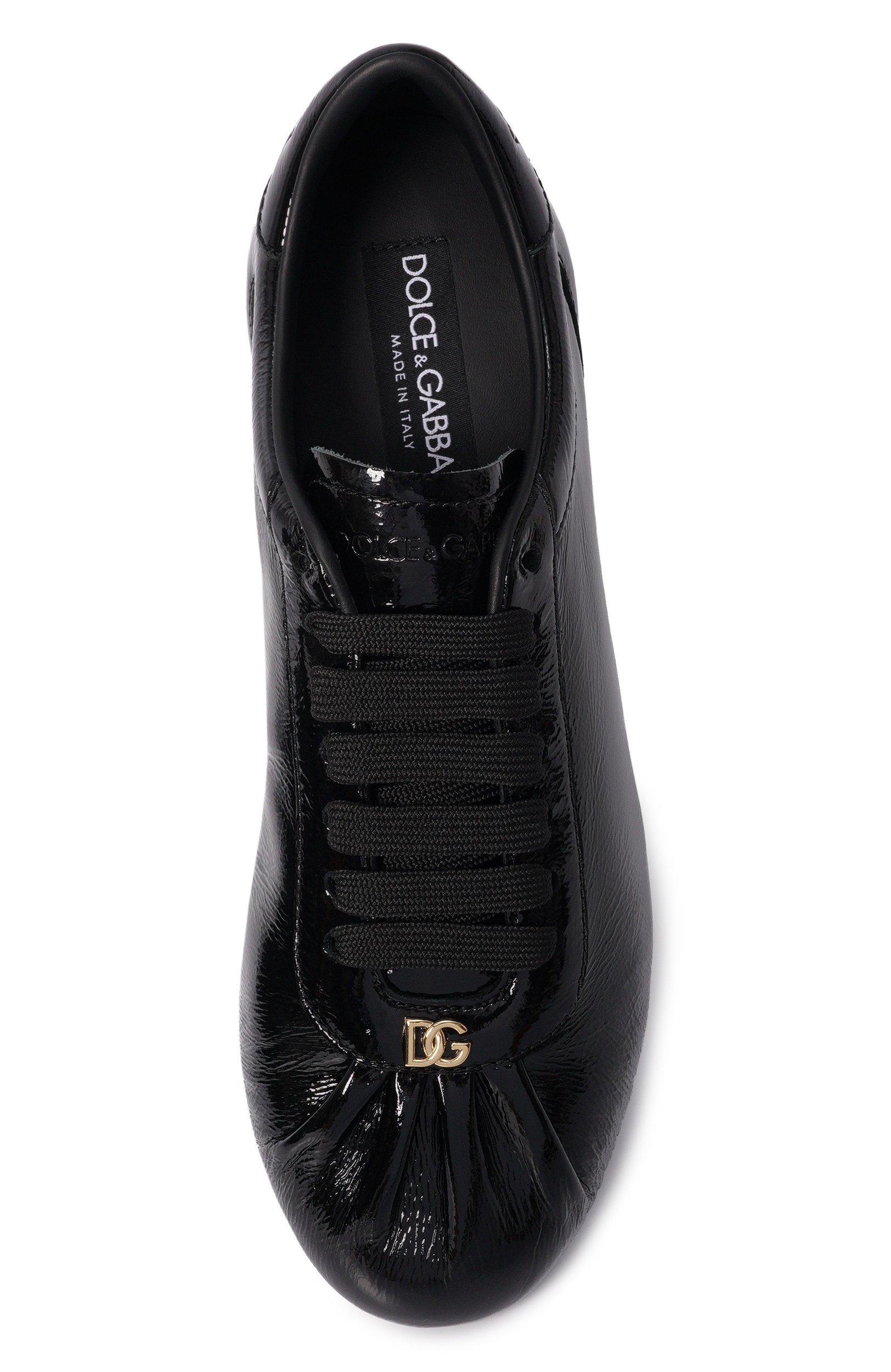 Кожаные кроссовки ballet DOLCE & GABBANA, арт. CK2485/A9U97_001, фото 6