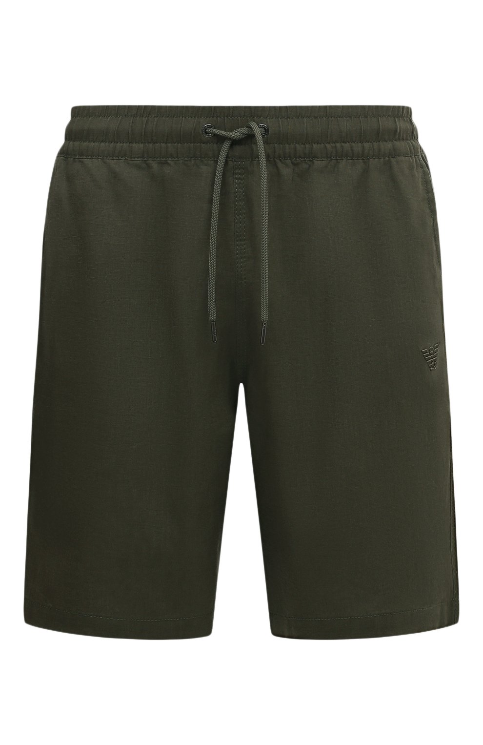 Шорты изо льна и вискозы EMPORIO ARMANI, арт. 211864/4R467, фото 1