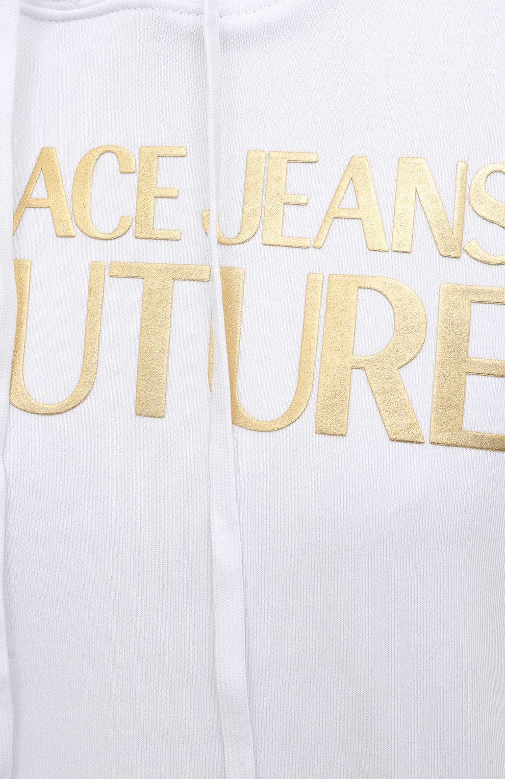 Хлопковое худи VERSACE JEANS COUTURE белого цвета по цене 29950 руб., арт. B6HWA7TP-WDP308 L0G0 F0IL/30318, фото 5 Хлопковое худи VERSACE JEANS COUTURE, арт. B6HWA7TP-WDP308 L0G0 F0IL/30318, фото 5