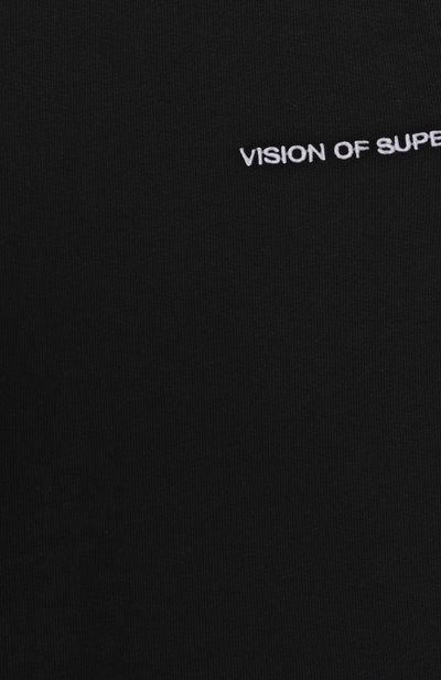 Хлопковые шорты VISION OF SUPER черного цвета по цене 9370 руб., арт. VSK00521, фото 3 Хлопковые шорты VISION OF SUPER, арт. VSK00521, фото 3