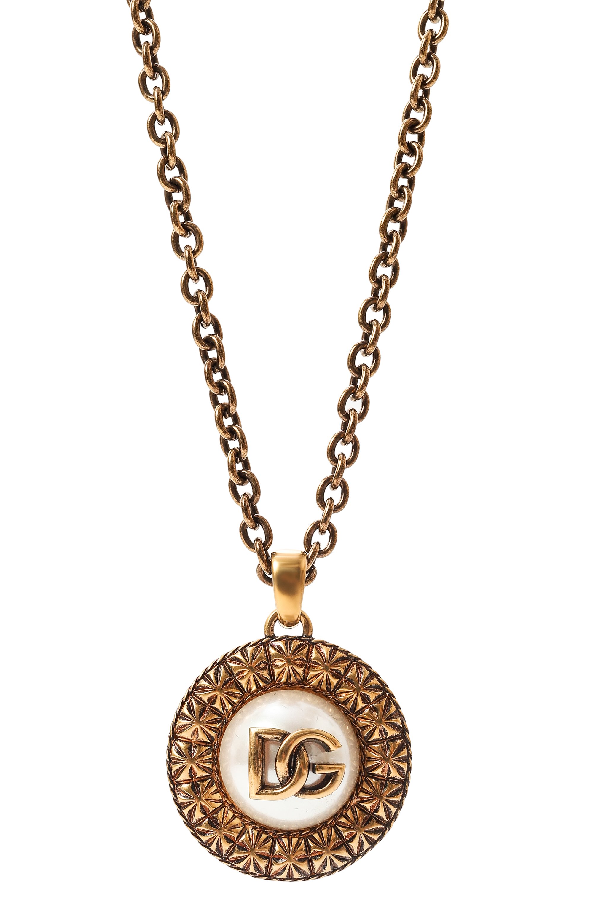 Кулон на цепочке DOLCE & GABBANA, арт. WNQ6L7/W1111/G0LD, фото 3