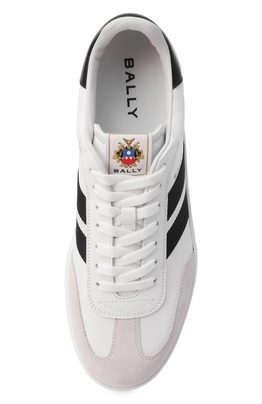 Кожаные кеды Retro Crest Bally MSK0F7/VT012 Белый  MSK0F7/VT012 Фото 6
