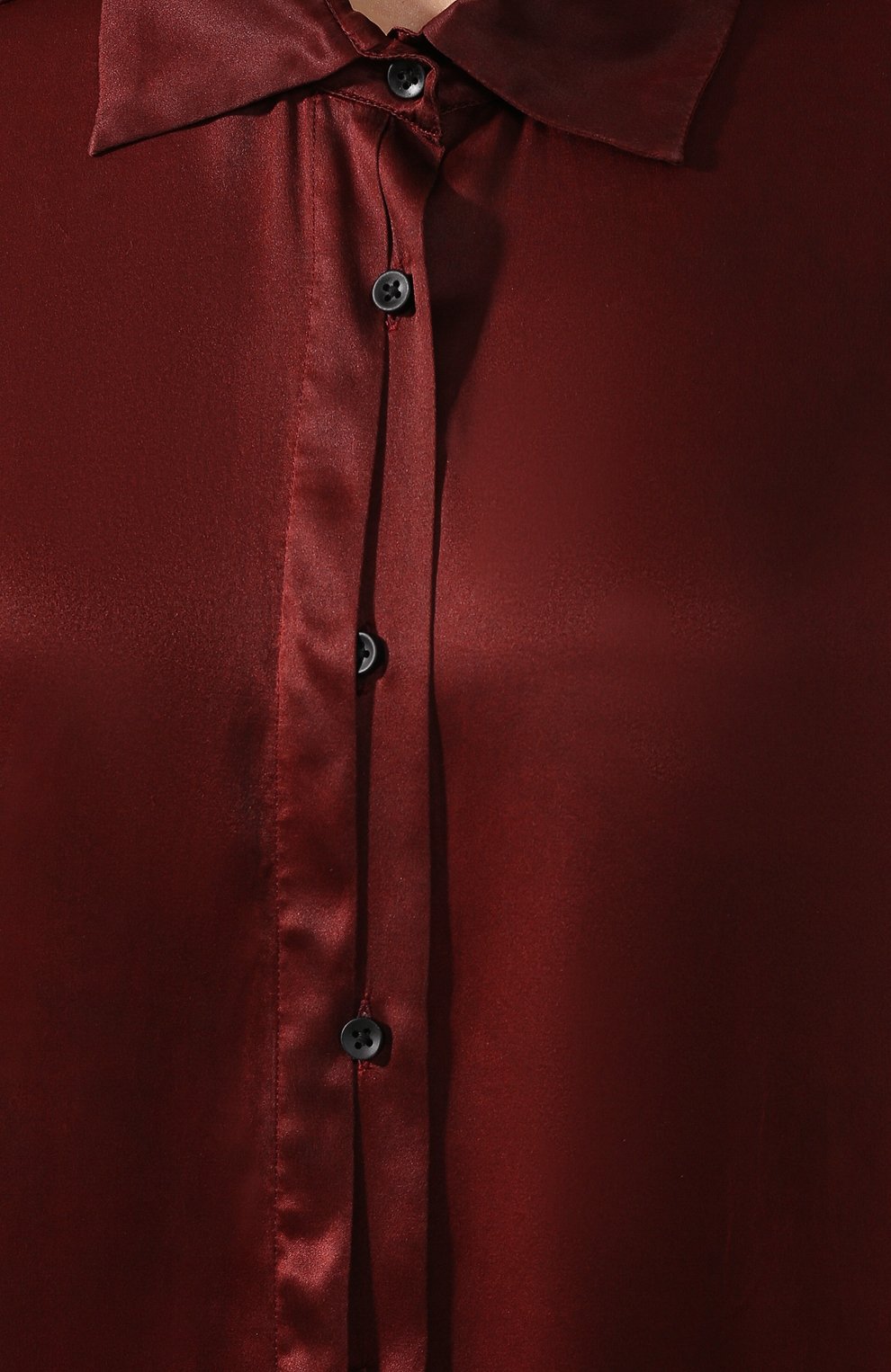 Шелковое платье UMA WANG темно-бордового цвета по цене 76450 руб., арт. A9 M UP5009, фото 5 Шелковое платье UMA WANG, арт. A9 M UP5009, фото 5