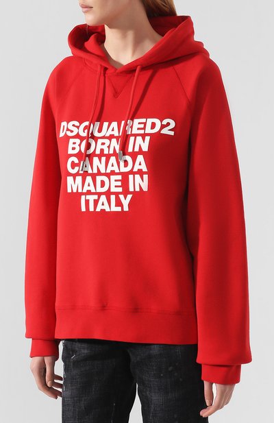 Хлопковое худи DSQUARED2, арт. S75GU0220/S25030, фото 3