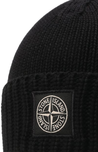 Хлопковая шапка STONE ISLAND, арт. 7616N01A7, фото 3