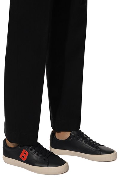 Кеды BOSS темно-синего цвета по цене 11500 руб., арт. 50474728, фото 3 Кеды BOSS, арт. 50474728, фото 3