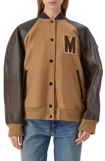 Бомбер из шерсти и кашемира MOSCHINO, арт. A0611/5413, фото 3