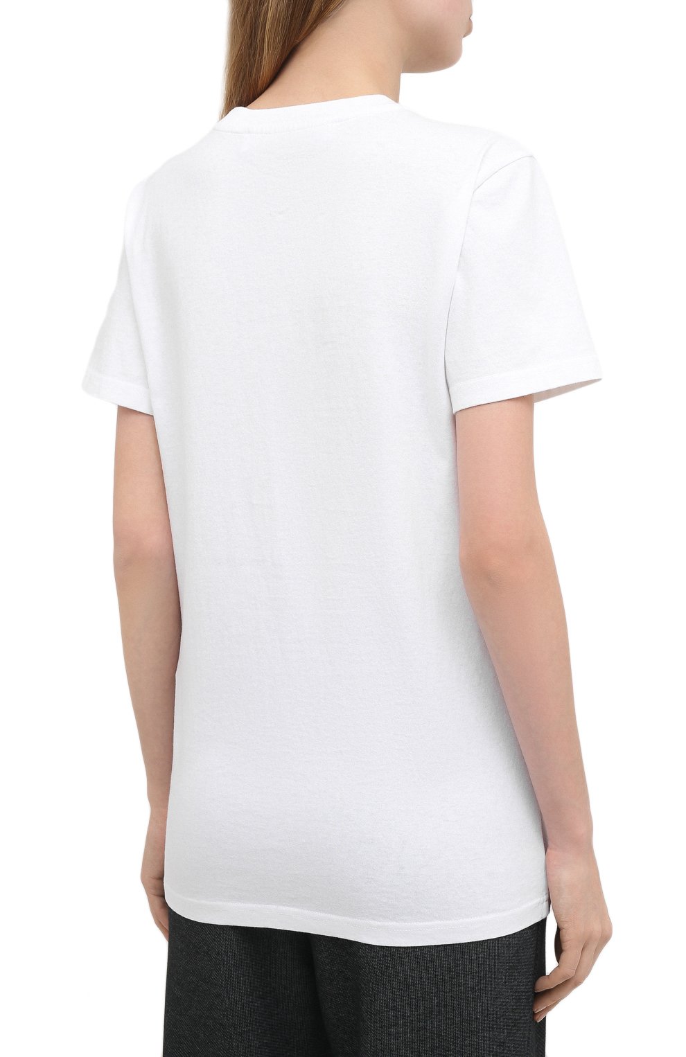 Хлопковая футболка OFF-WHITE белого цвета по цене 18750 руб., арт. 0WAA049E20JER0030110, фото 4 Хлопковая футболка OFF-WHITE, арт. 0WAA049E20JER0030110, фото 4