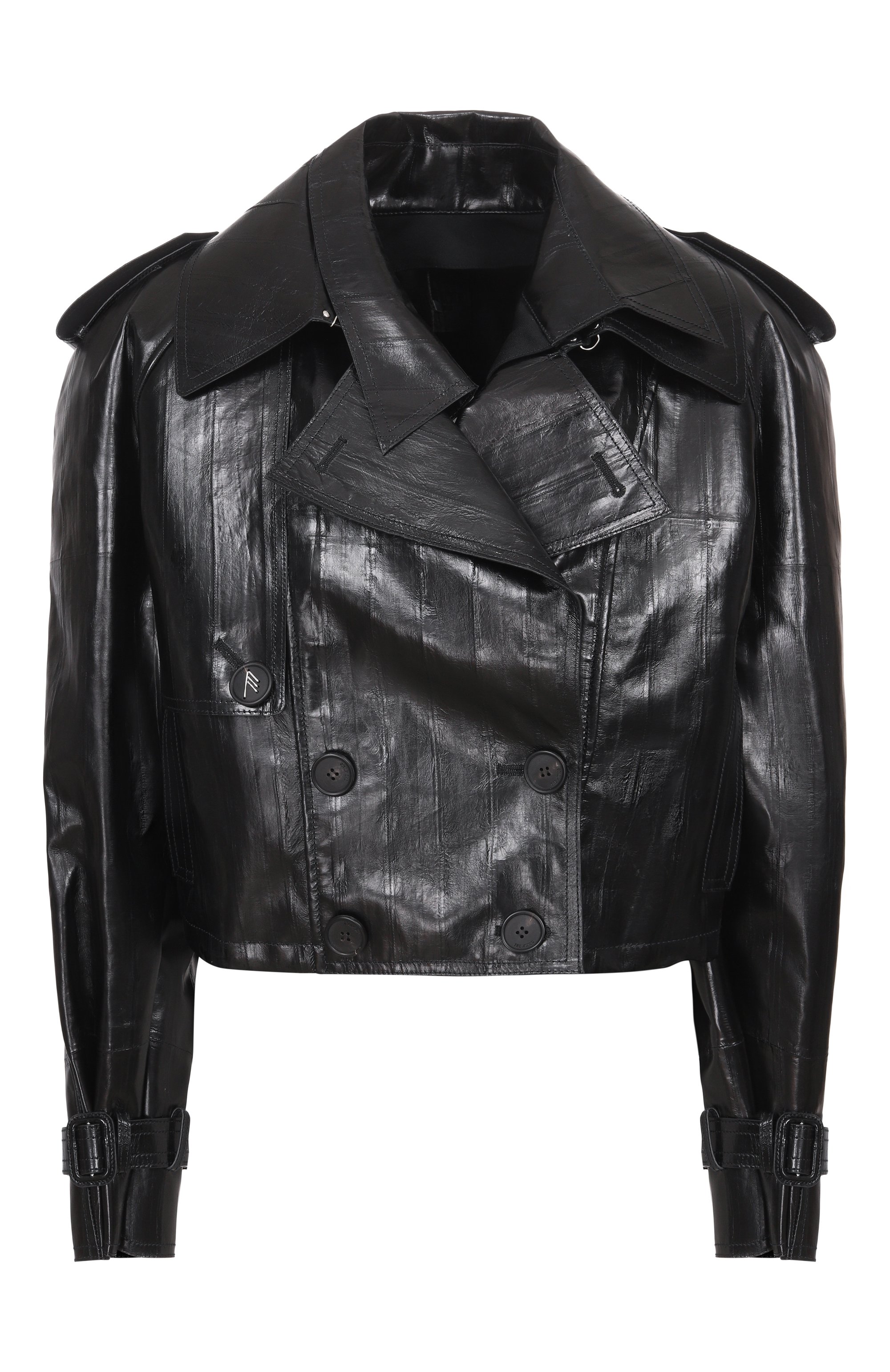 Кожаная куртка THE ATTICO, арт. 260WCB00115/LBT157PR, фото 1