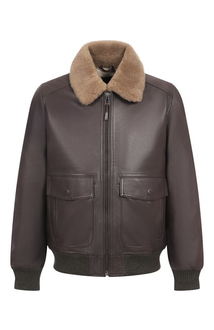 Мужской кожаный бомбер WINDSOR, арт. ARTUR0-L/1300145