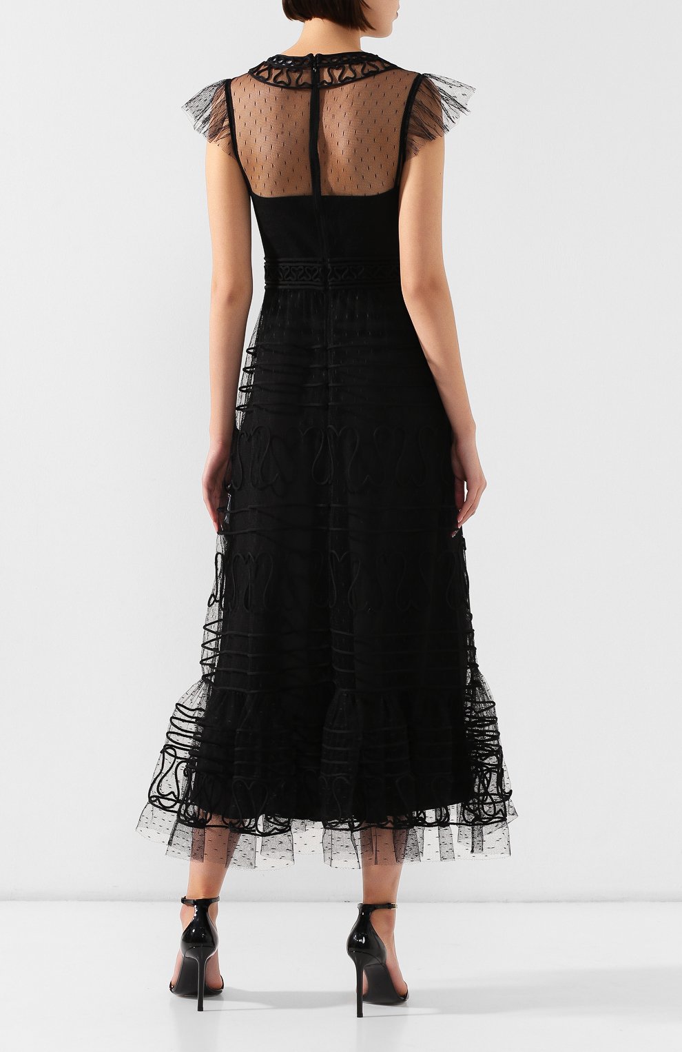 Платье-миди REDVALENTINO, арт. SR3VA02U/4CR, фото 4