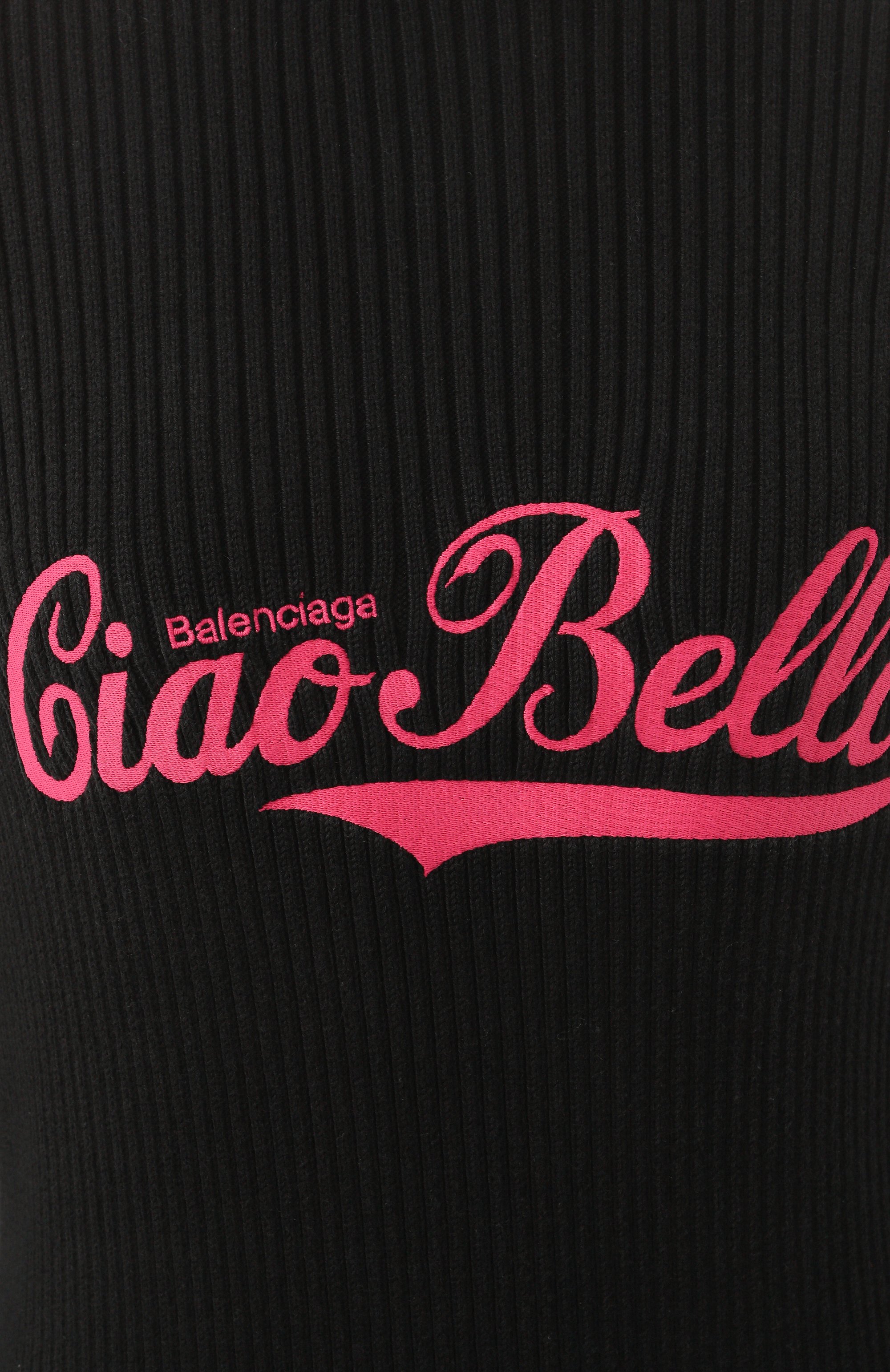 Хлопковое платье BALENCIAGA, арт. 809424/T3349, фото 6