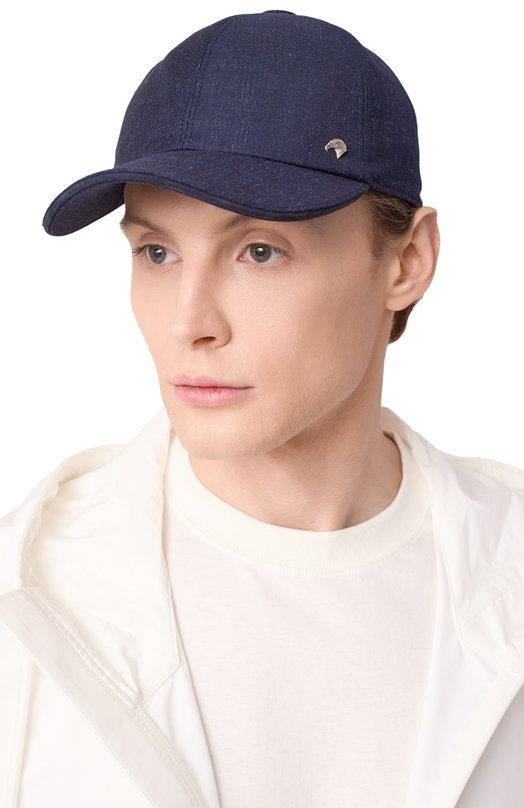 Бейсболка из шелка и кашемира Stefano Ricci MCV41SB26E/CE06HA Синий  MCV41SB26E/CE06HA Фото 2