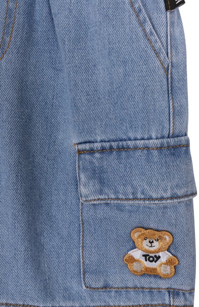 Джинсовые шорты-карго MOSCHINO, арт. MUQ01G/L0E34, фото 3