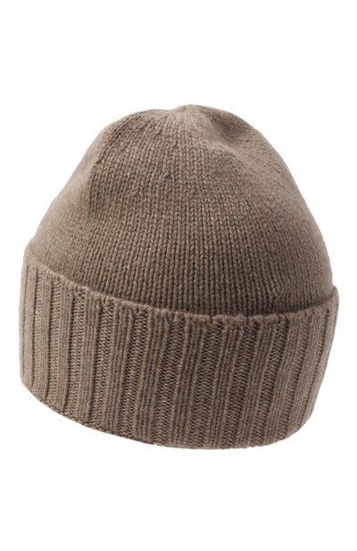 Кашемировая шапка ANDREA CAMPAGNA темно-бежевого цвета по цене 17550 руб., арт. 198P04, фото 2 Кашемировая шапка ANDREA CAMPAGNA, арт. 198P04, фото 2