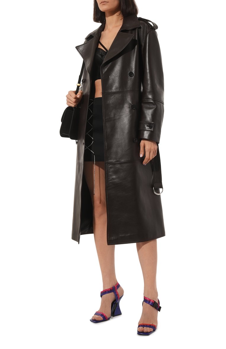 Текстильные босоножки VERSACE JEANS COUTURE, арт. 74VA3S38/ZS595, фото 1