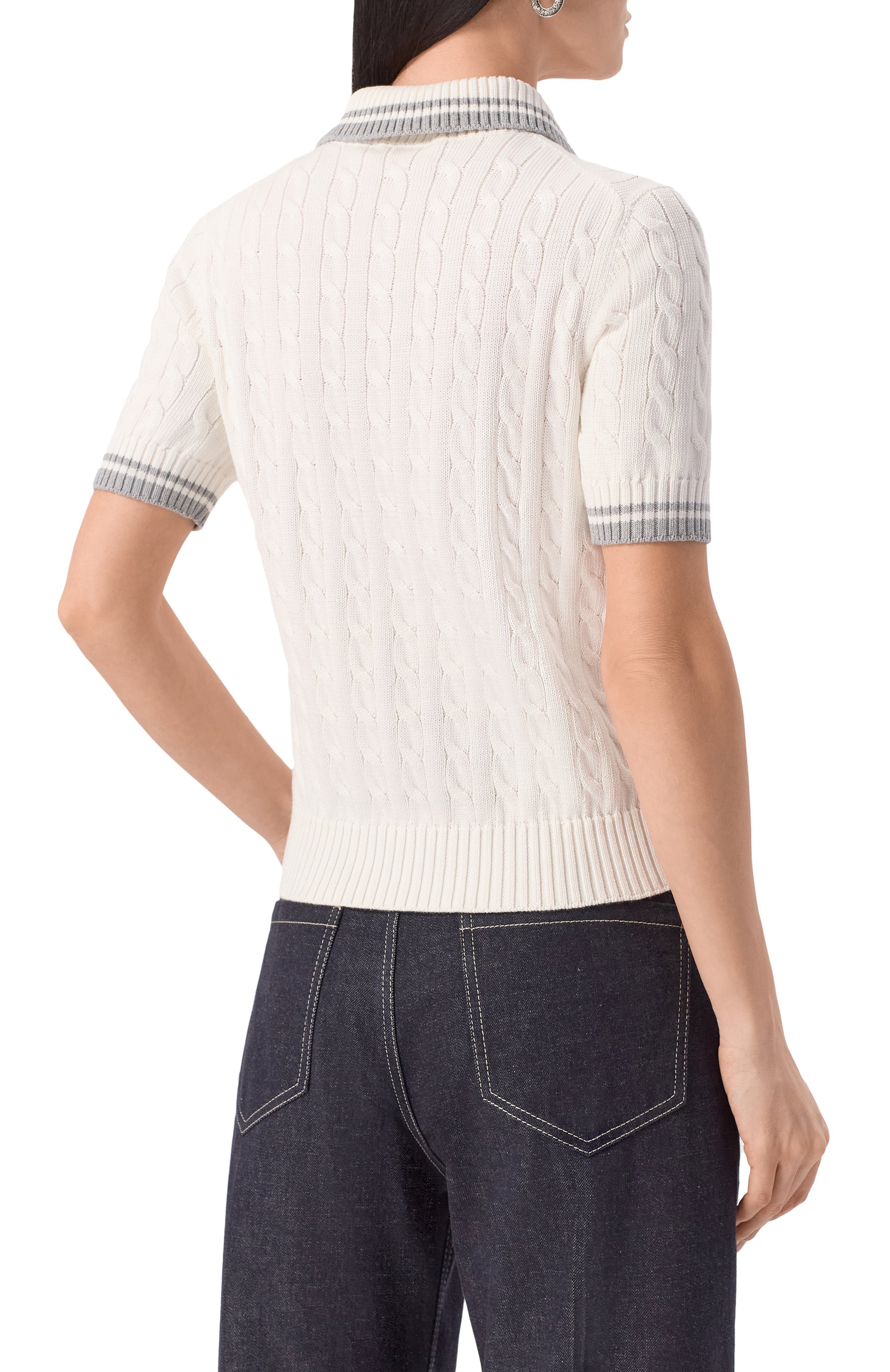 Хлопковое поло BRUNELLO CUCINELLI, арт. M19756505, фото 4