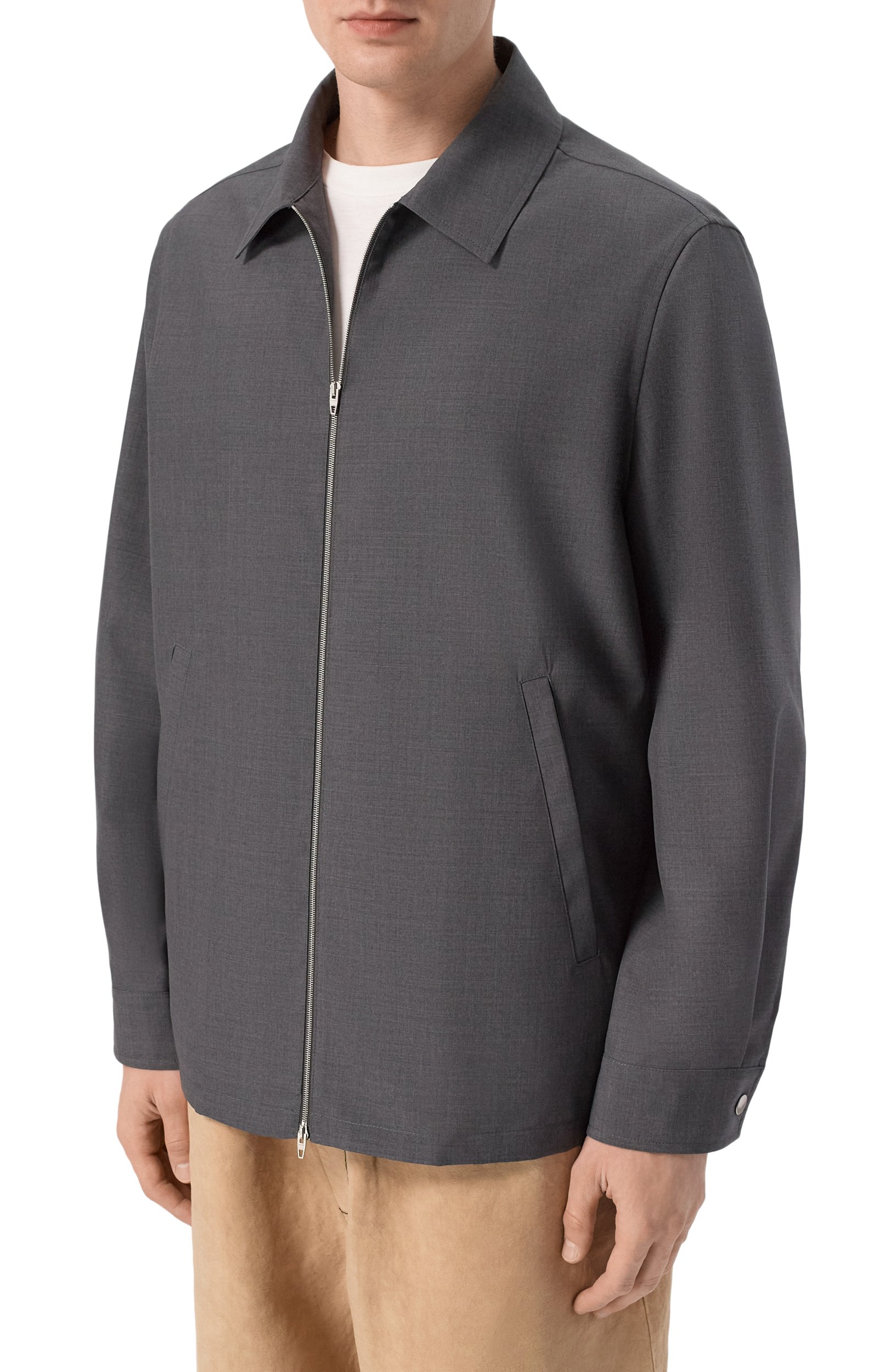 Шерстяная куртка-рубашка JIL SANDER, арт. J22SW0166/J40249, фото 3