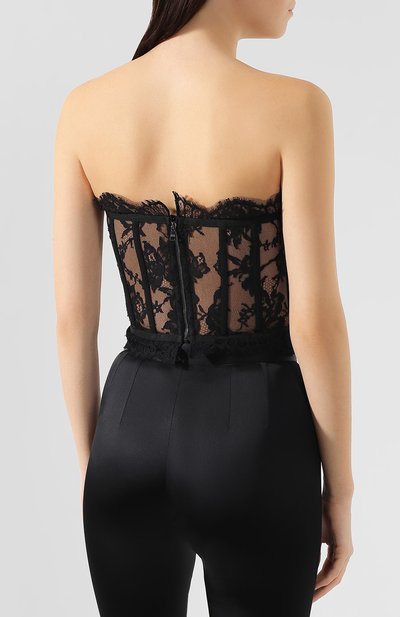 Кружевной топ-бюстье DOLCE & GABBANA, арт. F72X4T/HLMQJ, фото 4