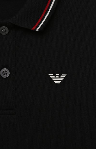 Хлопковое поло EMPORIO ARMANI, арт. 8N4FB3/1JPTZ, фото 3