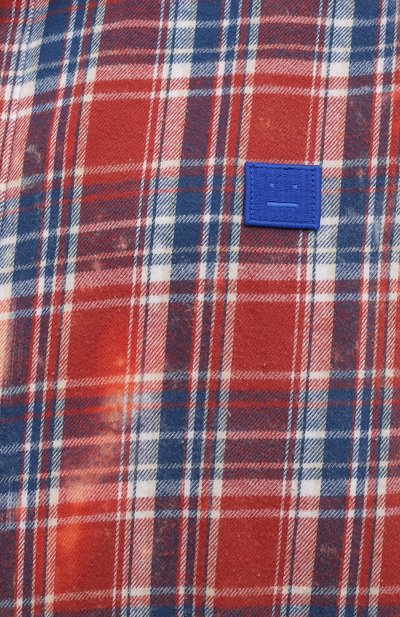 Хлопковая рубашка ACNE STUDIOS, арт. CB0063/W, фото 5