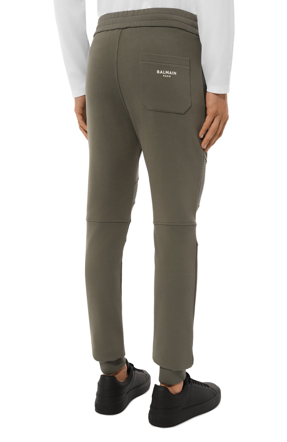 Хлопковые джоггеры BALMAIN, арт. DH10B000/BB04, фото 4
