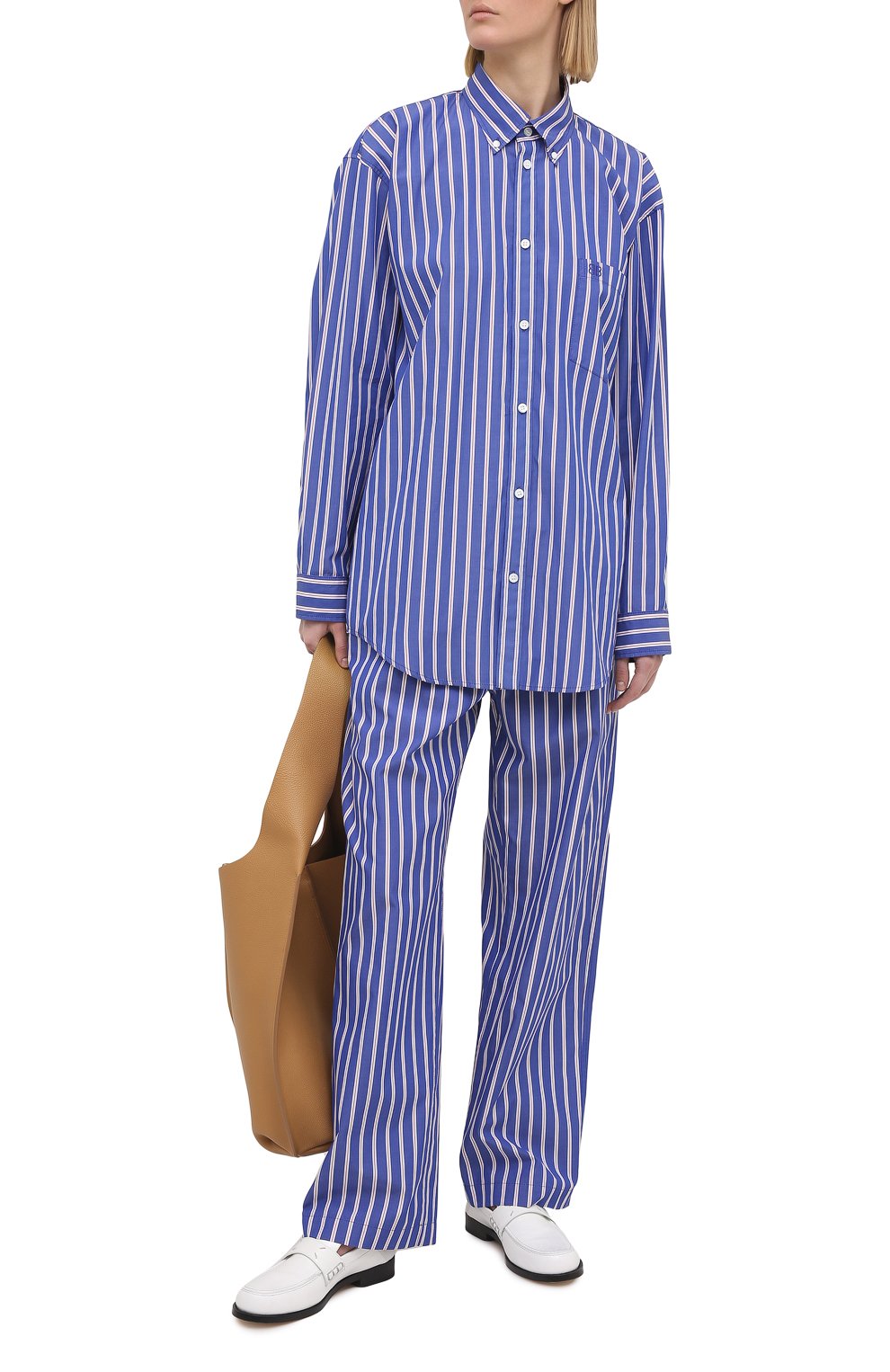 Хлопковые брюки BALENCIAGA, арт. 595222/TJM21, фото 2