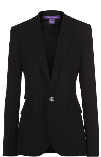 Женский жакет прямого кроя на одной пуговице с карманами RALPH LAUREN, арт. 911/IXJ51/FXJ51