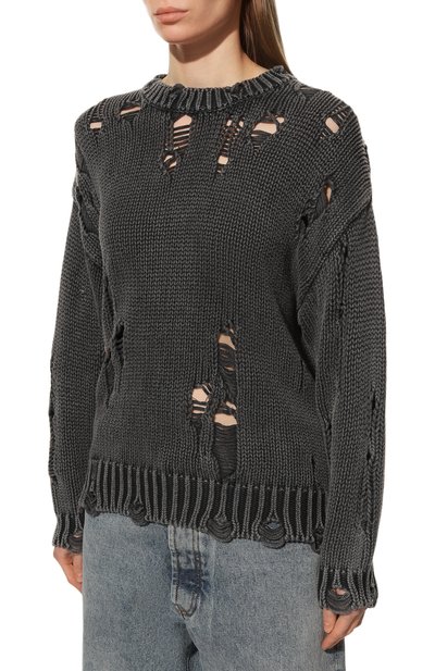 Хлопковый пуловер R13, арт. R13WY089-Y054B, фото 3