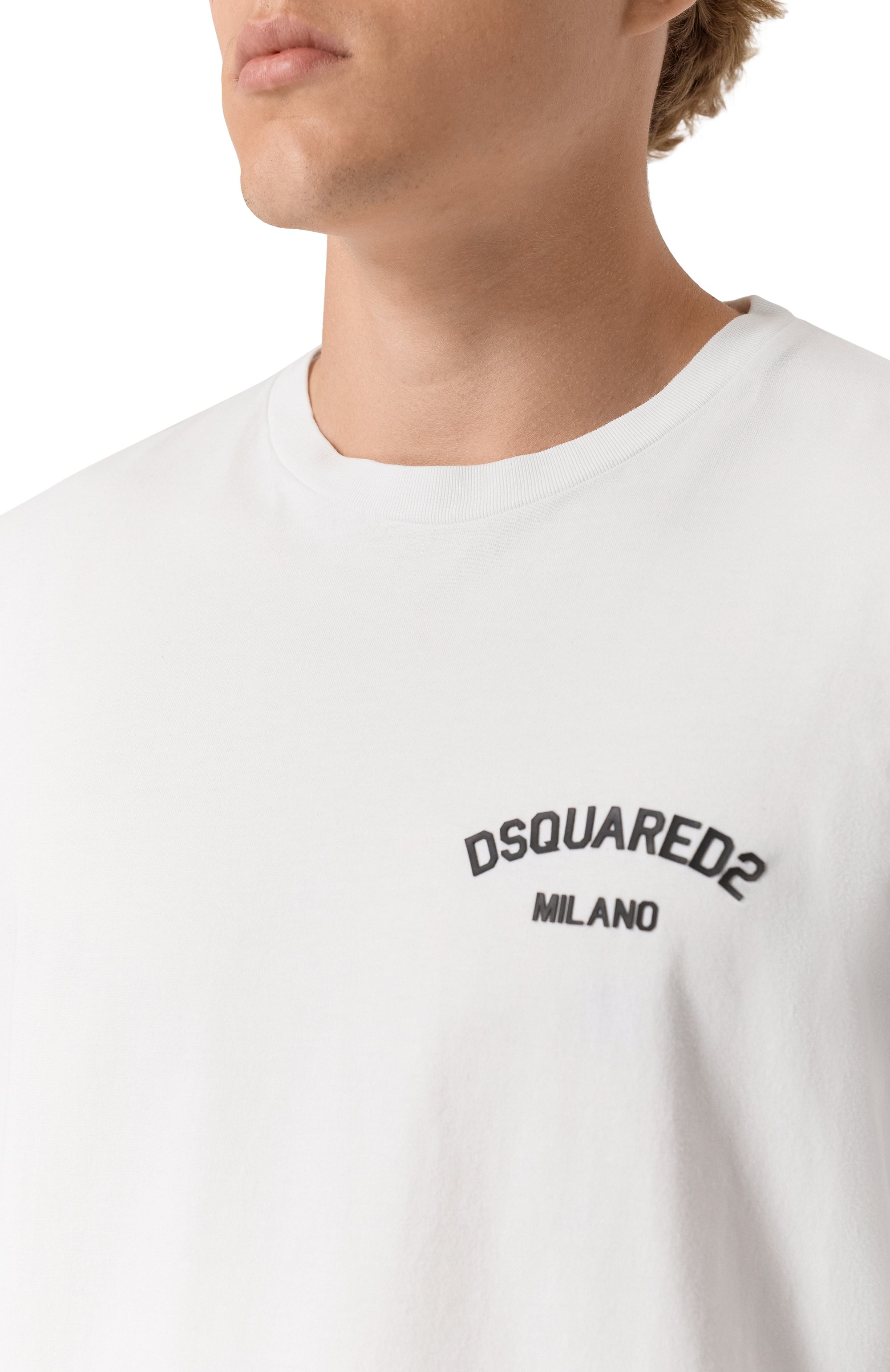 Хлопковая футболка DSQUARED2, арт. S74GD1477/D20020, фото 5