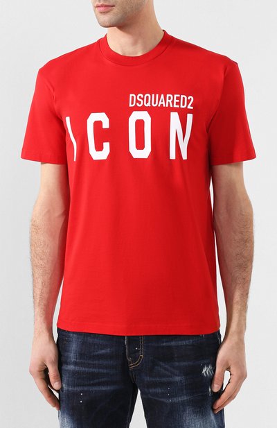 Хлопковая футболка DSQUARED2, арт. S79GC0001/S23009, фото 3