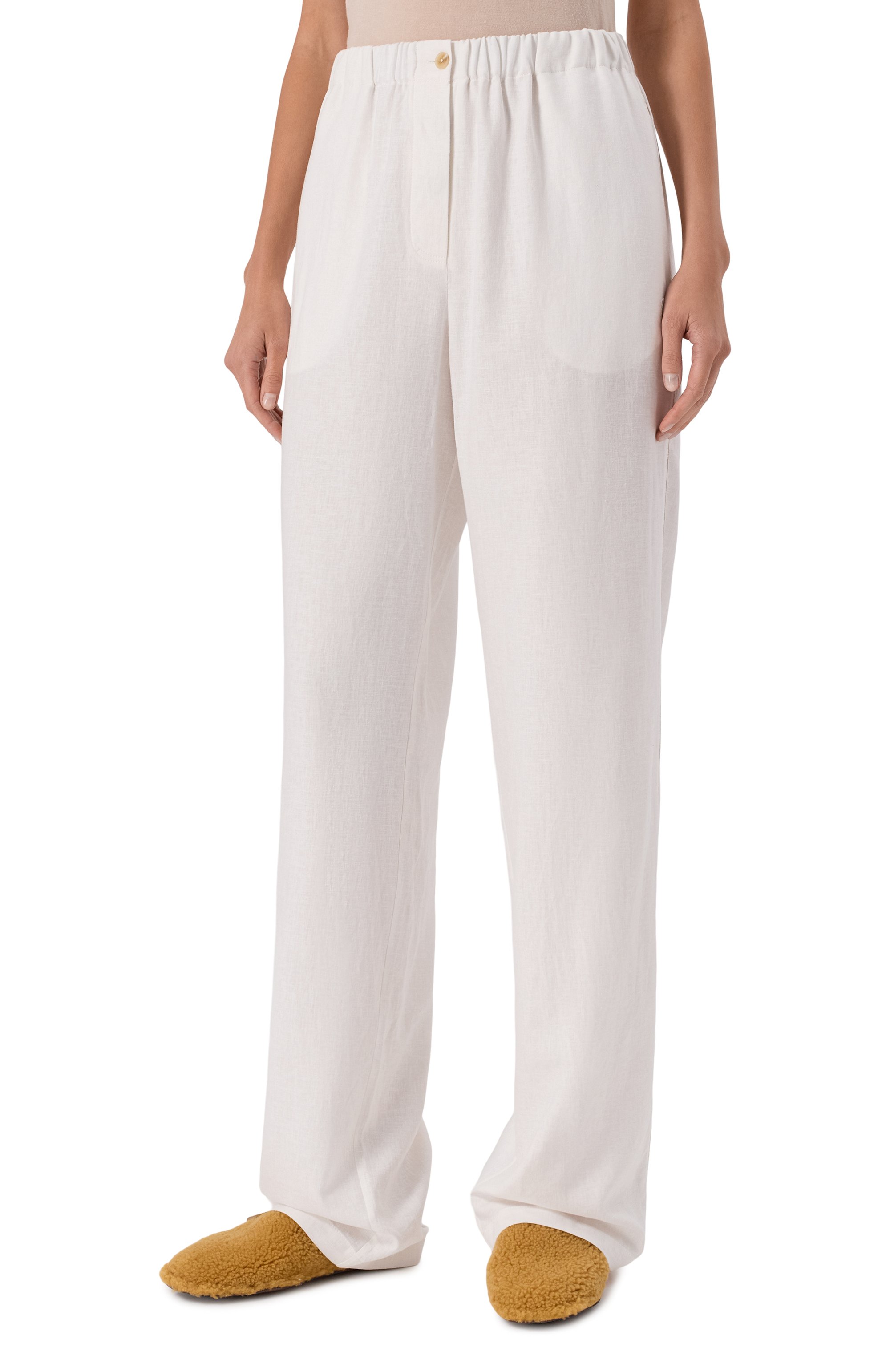 Брюки изо льна и вискозы EDOMO, арт. T006119SS25, фото 3