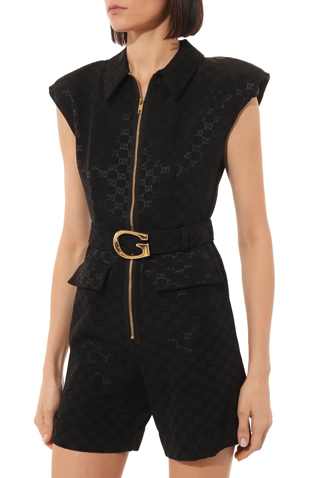 Комбинезон из хлопка и вискозы GUCCI, арт. 674467 Z8AUI, фото 3