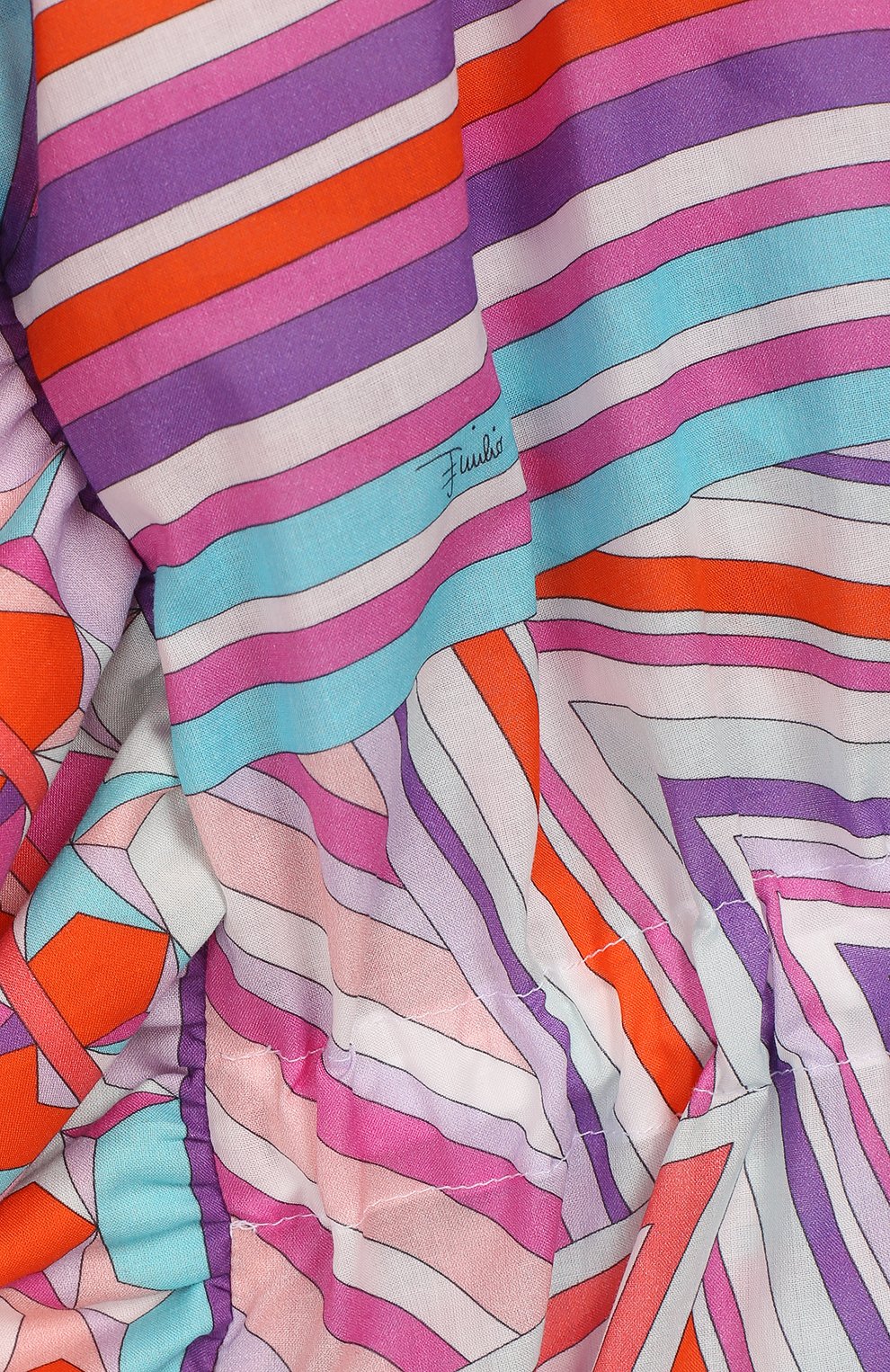 Хлопковая туника EMILIO PUCCI, арт. 9K1221/KB350/5-8, фото 3