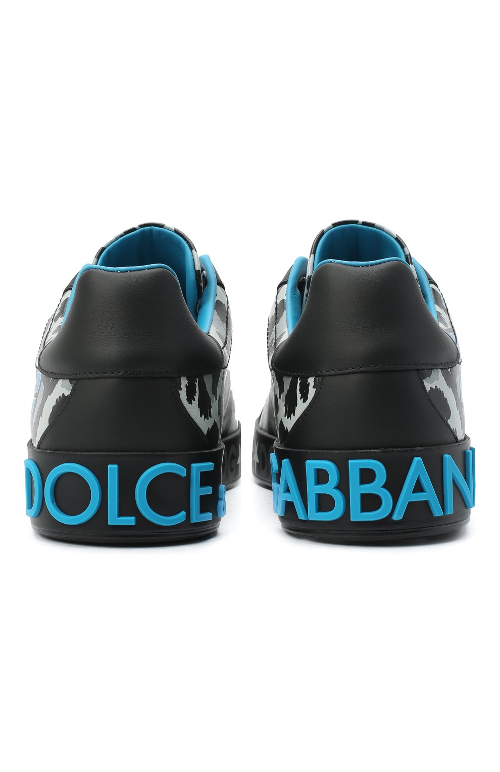 Кожаные кеды portofino DOLCE & GABBANA, арт. CS1772/AX909, фото 6