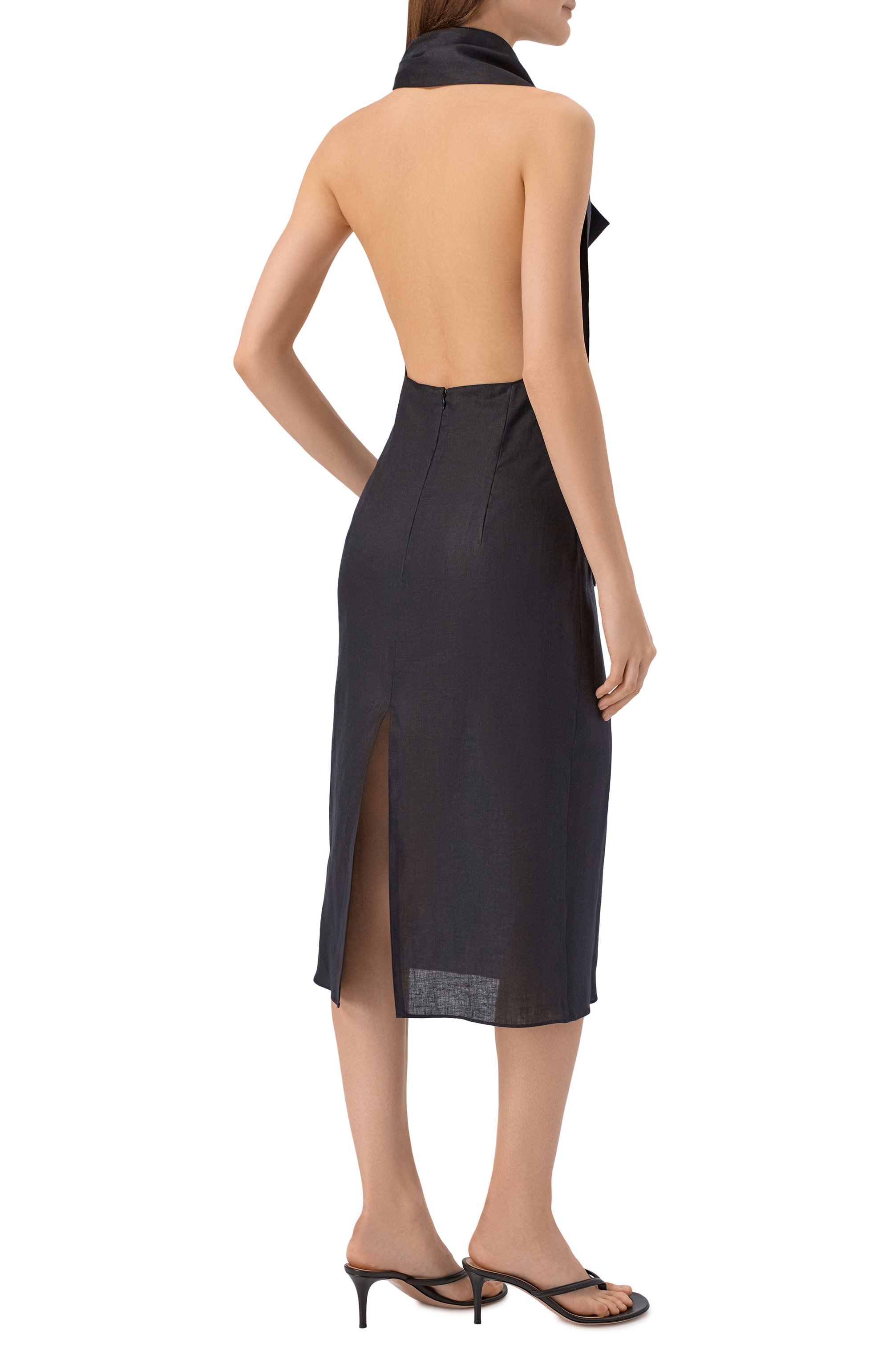 Льняное платье 12 STOREEZ, арт. 137538, фото 3