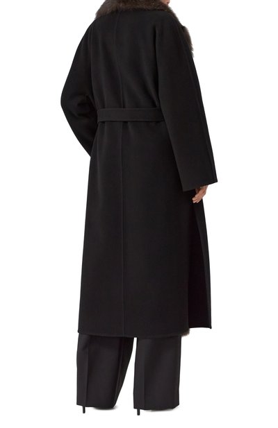 Пальто из шерсти и кашемира с отделкой из соболя MVST, арт. FTBPL-Y326-1SB/LP1432, фото 4