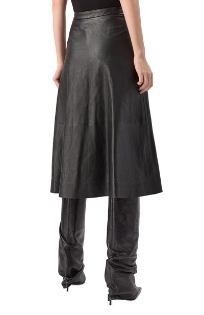 Кожаная юбка BALENCIAGA, арт. 816648/TRS12, фото 4