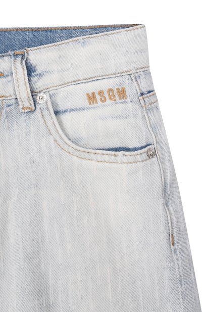 Джинсовые шорты MSGM KIDS, арт. S6MSJUBE045, фото 3