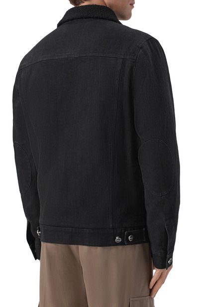 Джинсовая куртка с подкладкой из овчины KITON, арт. UW2280SV0402F, фото 4