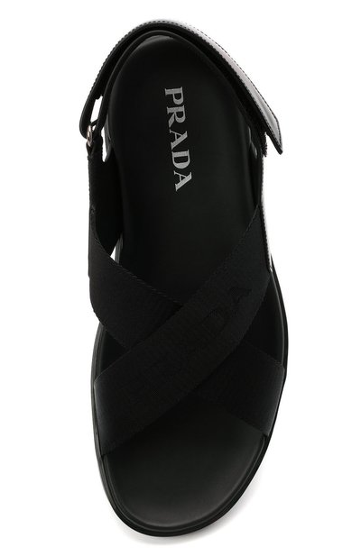 Комбинированные сандалии PRADA, арт. 2X3023-3KXS-F0002, фото 5