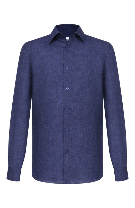 Льняная рубашка Giampaolo 608/TS44322 Синий 608/TS44322