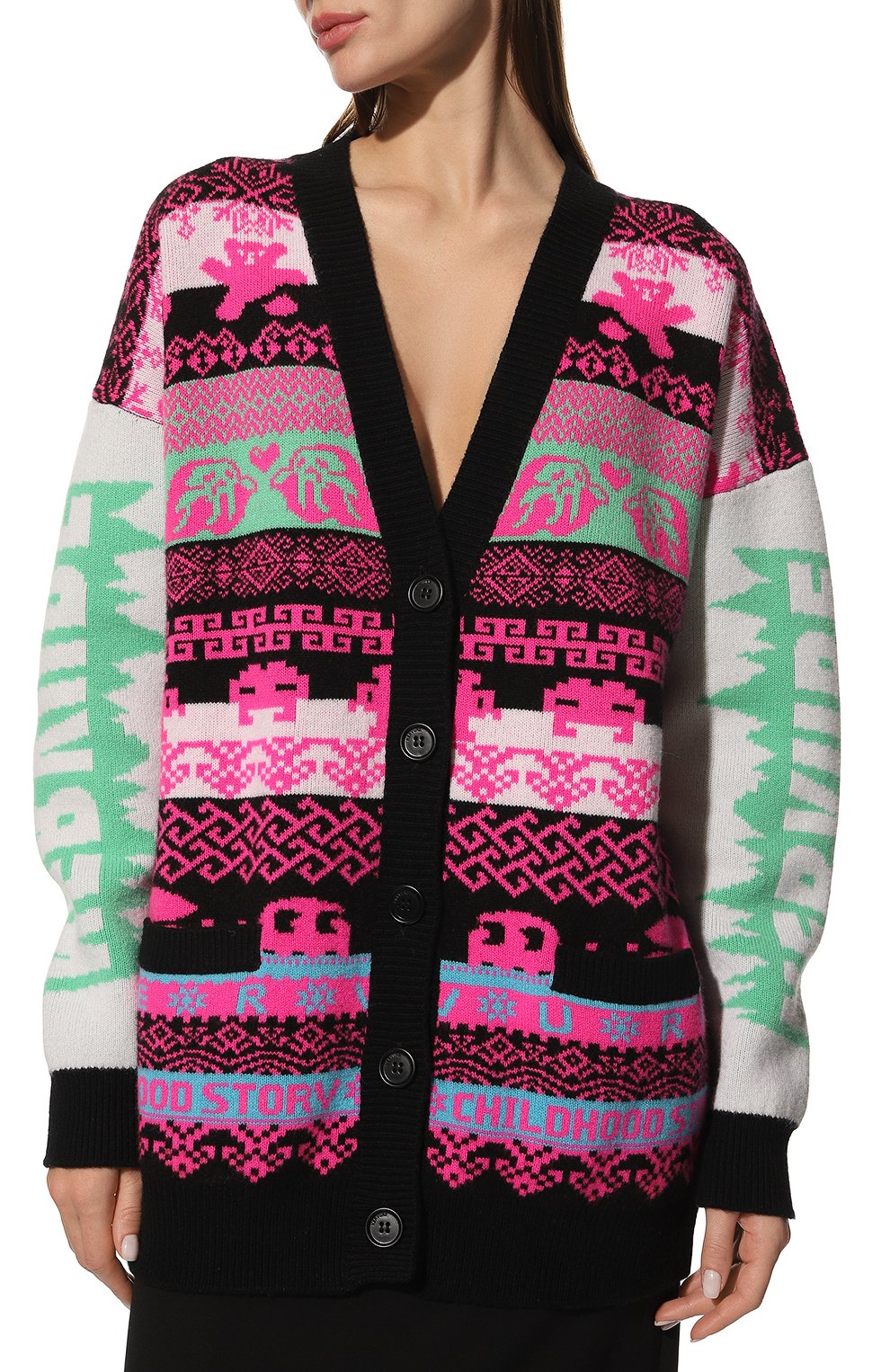 Кардиган из шерсти и кашемира NERVURE, арт. 8021, фото 3